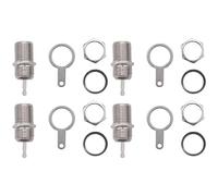 Bosiyrggrl 20 Pcs Connecteur Adaptateur du Type F de Prise Jack A Souder de Panneau Monte