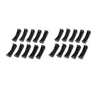 Bosiyrggrl 20 Pieces Boite du Compartiment des Piles Ouvert Noir 3.7V Batterie 18650