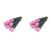 Bosiyrggrl 20 Pièces Rose Simulation Coréenne Rose Savon Fleur Cadeau Saint Valentin Savon Roses Fleur de Savon Artificielle 2