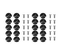 Bosiyrggrl 20Pcs Deck Line Guide Fendu Round Out Pull Rope Buckle Fitting Accessoires pour Kayak Canoe Boat