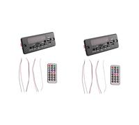 Bosiyrggrl 2Ensemble 2X25W 50W Amplificateur Lecteur MP3 Décodeur Carte 5V-12V Bluetooth 5.0 Voiture FM Radio Module Support TF USB Lecteur AUX Décodeur