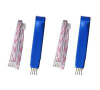 Bosiyrggrl 2pièces 2.54MM 4P STM32 Programmation Module de Sonde Programmation STM8 Pogo Pin XH2.54 Prise Câble Bricolage Test, 2.54MM 4P