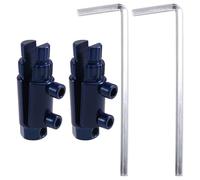 Bosiyrggrl 2Set Broken Threads Pipe Thread Extractor pour 1/2-3/4-1 Pouce DN15/20/25 Pipes Outil D'Extraction de Filetage pour Filetages Cassés