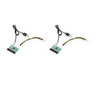 Bosiyrggrl 2X 1.44 Mo 3.5 Pouces Lecteur de Disquette Connecteur 34 Broches 34 P vers USB Câble Adaptateur Carte PCB PC USB vers Disquette U Disque vers Disquette
