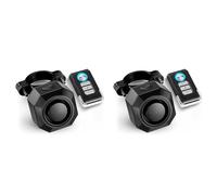 Bosiyrggrl 2X Alarme de VéLo Rechargeable USB avec TéLéCommande, 110DB Fort sans Anti-Vol Vibration Motion Sensor Alarme de SéCurité du VéHicule