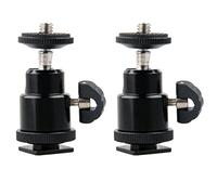 Bosiyrggrl 2X Aluminium Alliage Mini Rotule 1/4 Pouce avec pour DSLR Reflex DC Caméra Mini Dv Moniteur