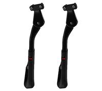 Bosiyrggrl 2X Béquille de Vélo Pliante Réglable Support de Support de Support de Béquille Latérale Béquille de Pied Pièces de Vélo 20-29 Pouces Vélo