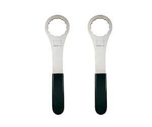 Bosiyrggrl 2X Bicyclette Boîtier de Pédalier Clé à Molette Outil de Réparation BB48-12 12Dents pour Praxis Works M30 OSBB