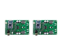 Bosiyrggrl 2X Carte Amplificateur Bluetooth 5.0 AUX 20W/30W Port Série pour Changer de Nom Module Stéréo Mono Amplificador (sans Appel)