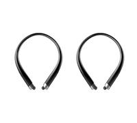 Bosiyrggrl 2X Casque Bluetooth 5.0 avec Bouchons d'oreille Rétractables et Microphone à Réduction de Bruit, Adapté au Bureau à Domicile