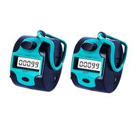 Bosiyrggrl 2X Compteur Électronique Clicker Manuel Compteur de Points Numérique Anneau de Doigt Compteur de Poche Mécanique pour Les Personnes Golf