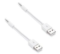 Bosiyrggrl 2X Convient pour Shuffle CâBle de Données USB Mp3 Mise en Charge 3, 4, 5, 6 7 ème Génération du Chargeur