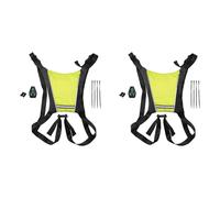 Bosiyrggrl 2X de Clignotant de Vélo à LED, Gilet de Clignotants de Vélo à LED, Réfléchissant Rechargeable avec Indicateur de Direction
