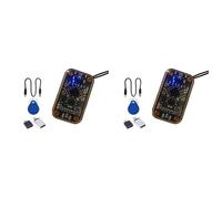Bosiyrggrl 2X Émulateur de Carte à Puce sans Contact Chameleon Ultra à Coque Époxy Parfaite Compatible avec NFC Read Writer (Compatible)