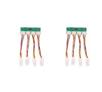 Bosiyrggrl 2X Émulateur de Simulateur de Ventilateur Carré 4 Broches 12 V 4 en 1 Spécial pour S21 T21 Fan Spoofer Dummer