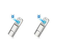 Bosiyrggrl 2X Lecteur Flash USB3.0 D'Empreintes Digitales 32G e Gestion de la Confidentialité D'Identification PréCise Clé USB D'Empreintes Digitales