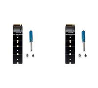 Bosiyrggrl 2X M.2 NVMe M Key Protection PCB Board Converter PCIe 4.0 Solid State Drive Protector Adaptateur Support 2230 à 2280
