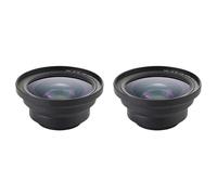 Bosiyrggrl 2X Macro Professionnelle 37 mm + Objectif Grand Angle 72 mm 0.39X Full HD pour CaméScope 4K