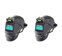 Bosiyrggrl 2X Masque de Changement de LumièRe Automatique Intelligent avec Lampe Frontale Couvre-Chef Masque de Protection Masque de Soudage