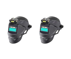 Bosiyrggrl 2X Masque de Changement de LumièRe Automatique Intelligent avec Lampe Frontale Couvre-Chef Masque de Protection Masque de Soudage
