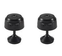 Bosiyrggrl 2X Mini CaméRa WiFi 1080P pour la SéCurité Du Bureau à Domicile, CaméRa IntéRieure avec DéTection de Mouvement et Vision Nocturne