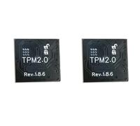Bosiyrggrl 2X Module de SéCurité de Cryptage TPM 2.0 Carte à Distance Module de SéCurité SPI TPM2.0 à 14 Broches pour Carte MèRe