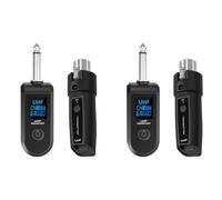 Bosiyrggrl 2X Nouveau Microphone sans Émetteur et Récepteur XLR sans UHF pour Microphones Dynamiques Mélangeurs Audio Systèmes de Sonorisation