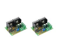 Bosiyrggrl 2X Onduleur de Puissance 300 W, Onde Carrée 50 Hz, Carte de Commande D'Onduleur Basse Fréquence, Module Élévateur DC12 V Vers AC220 V