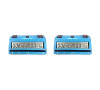 Bosiyrggrl 2X Professional Chess Digital Timer Horloge D'ÉChecs Compte à Rebours de SociéTé ChronomèTre Bonus CompéTition Compteur Horaire