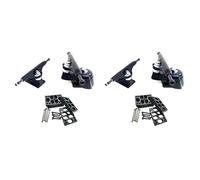 Bosiyrggrl 2X Surf Terrestre Planche à Roulette Camions pour S6 Pont du Rouge Patin de Surf Adaptateur de Planche à roulettes, de Joints Noirs
