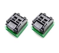 Bosiyrggrl 2X TQFP32 QFP32 to DIP32 IC Programmeur Adaptateur Chip Test Socket Burning Socket Circuits Intégrés