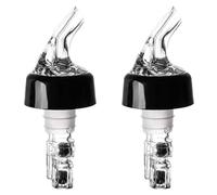 Bosiyrggrl 2X Verseur de Bouteille à Mesure Automatique, Verseur de Vin en Plastique Transparent à Mesure, Distributeur de Whisky Liquide, Liqueur, Vin et Cocktail
