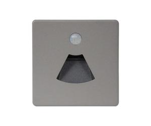 Bosiyrggrl 3W LED Lumière de Nuit à Détection de Mouvement, Intégrée à L'Escalier, Étanche, avec Détecteur de Mouvement, Veilleuse à Détecteur de Mouvement pour Bateau, Navire, Remorque, Gris