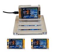 Bosiyrggrl 3X 1030KH/S + Support 4 Emplacements - Mineur Bitcoin Crypto Solo Amélioré - Écran Intelligent 2,8 Pouces - Mineur pour