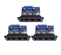 Bosiyrggrl 3X Carte Amplificateur de Puissance Numérique 2.1 Canaux 2X25W + 50W Bluetooth 5.0 Subwoofer 12-20V