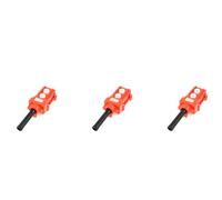 Bosiyrggrl 3X Commutateur de Bouton Poussoir Etanche A Controler Le Palan de Grue