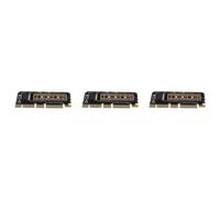 Bosiyrggrl 3X M.2 NVMe SSD à PCI-E X16 Carte de Convertisseur NGFF M-Clé M.2 PCIE PCI-Express X4/X8/X16 HDD Carte Adaptateur de Disque Dur Semi-Conducteur