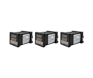 Bosiyrggrl 3X Régulateur de Température Numérique à Entrées Multiples -C100 Alarme Professionnelle 0℃-400℃ pour L'Industrie Chimique de L'Énergie Électrique