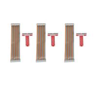 Bosiyrggrl 3X RPi GPIO Carte D'Extension D'Evasion + Cable + Adaptateur GPIO de Type T Assemble 20 cm FC40 Cable Plat A 40 Broches pour 3 2 Modele B & B+ SC05