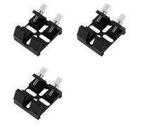 Bosiyrggrl 3X Support de Chercheur de Télescope, Plaque à Fente en Queue d'aronde, Support de Chercheur à Rainure, Accessoires de Télescope Astronomique, Noir