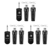 Bosiyrggrl 3X Système Adaptateur UHF XLR Récepteur Émetteur de Microphone sans pour Microphone Dynamique Guitare Mélangeur Audio Système PA