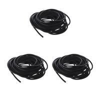 Bosiyrggrl 3X Tubes d'exercice Caoutchouc Bande de Résistance Catapult Dub élastique, Noir 10M