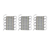 Bosiyrggrl 3X10Pcs 5050 SMD 3 LED Module LED Strip String Light étanche DC 12V Cool Blanc