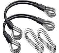 Bosiyrggrl 4 PCS Gym Câble Extension de Gymnase Machine Remplacement de Gymnase Câble Extension Câble pour LAT/Tricep