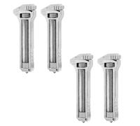 Bosiyrggrl 4 Pièces Mini Clé de Poche Outil Multi-Outils Portable pour le Camping en Plein Air Clé à Outils Multifonctionnelle Compacte en Titane