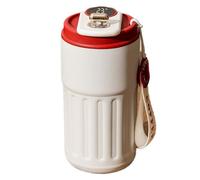 Bosiyrggrl 450ML Smart ThermosBottle Numérique LED Température Tasse à Café en Acier Inoxydable Tasse Thermique Gobelet Flacons Portables,C