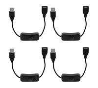 Bosiyrggrl 4X CâBle D'Extension USB Une Mâle Une avec Interrupteur Marche/Arrêt
