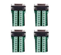 Bosiyrggrl 4X DB15, VGA D-SUB 15 Broches Adaptateur Jack Terminal PCB Carte de Derivation