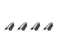 Bosiyrggrl 4X PS5712TG Gigabit Puissance par Ethernet Splitter 10/100 / 1000Mpbs RJ45 Support IEEE802.3 AF/At (30W) Splitter PoE