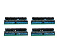 Bosiyrggrl 4X R421C32 DC12V 32 Canaux Module de Relais de Bus Modbus RTU RS485 UART Port de Carte Série pour PLC LED Verrou de Porte Domotique